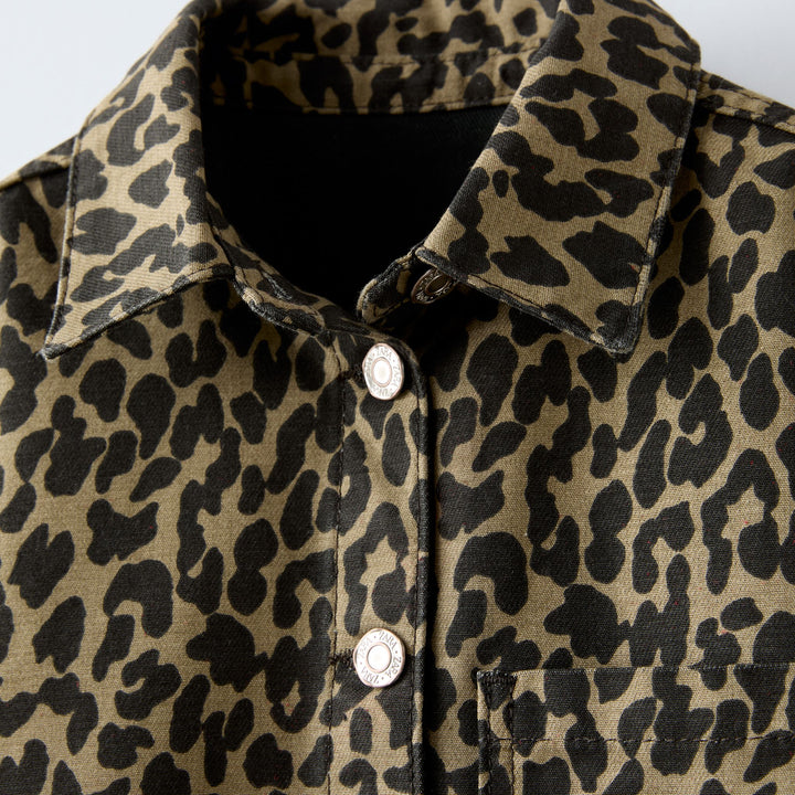 Moudda ZARA - Chemise surchemise imprimé animalier courte - Tunisie 3