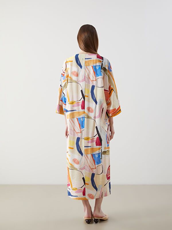 Moudda LC Waikiki - Robe manches courtes en tissu pour Femme - Tunisie 4