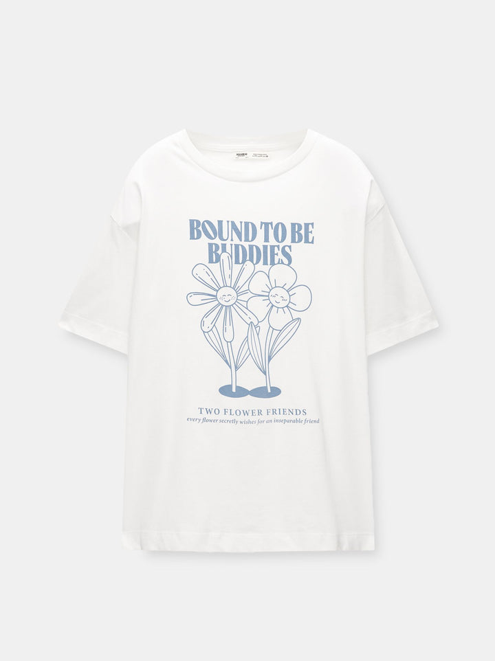 Moudda PULL & BEAR - Body Graphique Fleurs et Fruits Rétro - Tunisie 3