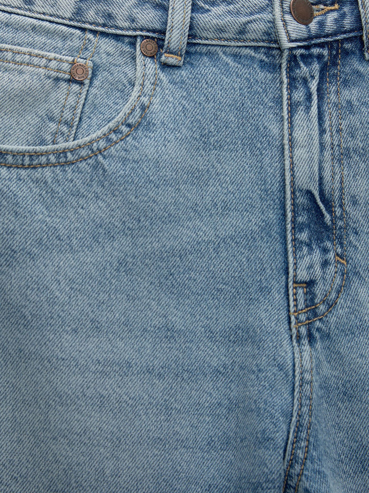 Moudda PULL & BEAR - Pantalon Denim Baggy Revers Bas - Tunisie 6