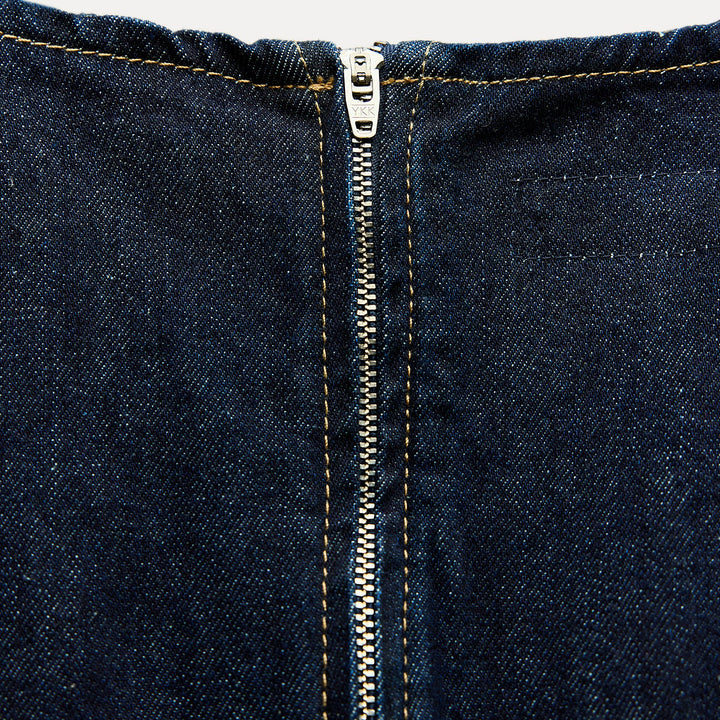 Moudda ZARA - Robe mi-longue en jean brut ajustée - Tunisie 4