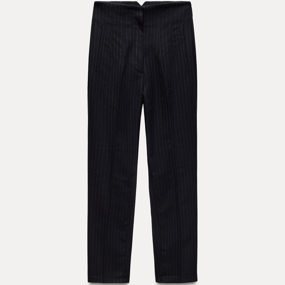 Moudda ZARA - Pantalon taille haute rayé diplomate - Tunisie 1