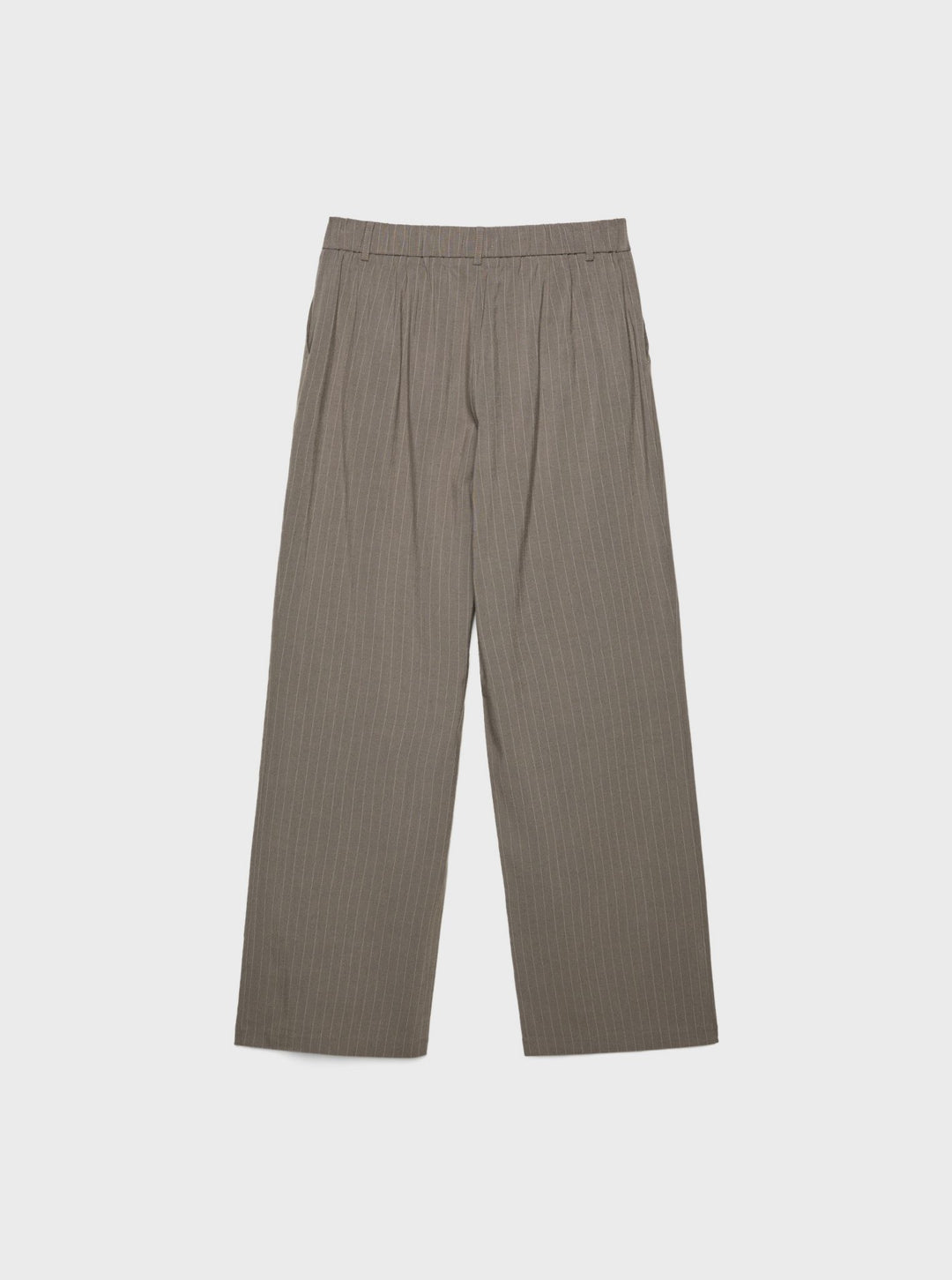 Moudda STRADIVARIUS - Pantalon Large Gris Foncé Longueur Complète - Tunisie 4