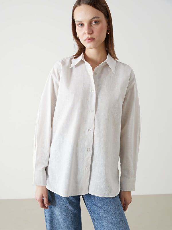 Moudda LC Waikiki - Chemise manches longues en tissu pour Femme - Tunisie 1