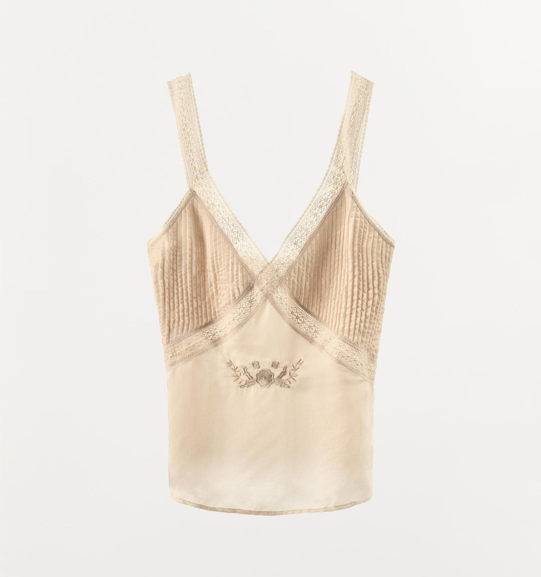 Moudda ZARA - Top de Pyjama à Bretelles et Dentelle - Tunisie 1