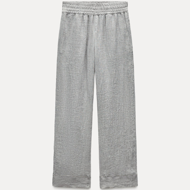 Moudda ZARA - Combinaison 505 pantalon ample élastique 100% lin - Tunisie 1