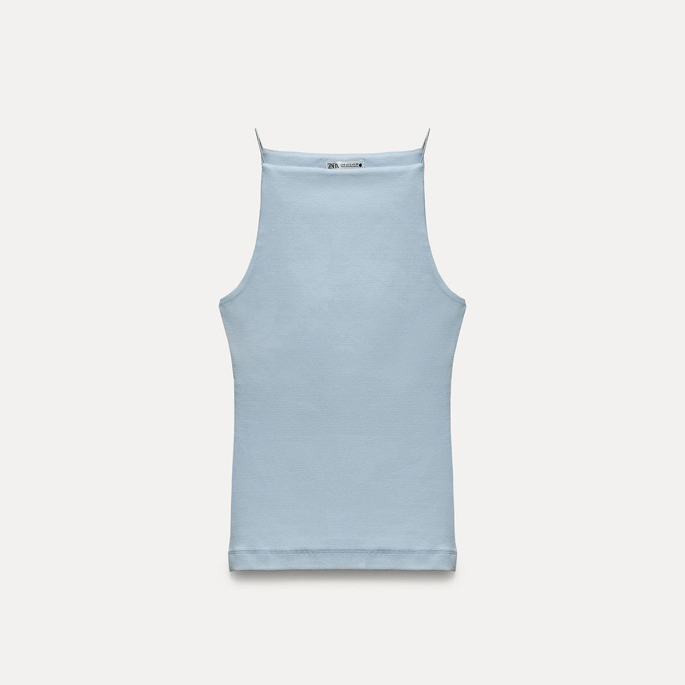 Moudda ZARA - T-shirt brassière en coton élasthanne, bretelles élastiques - Tunisie 2