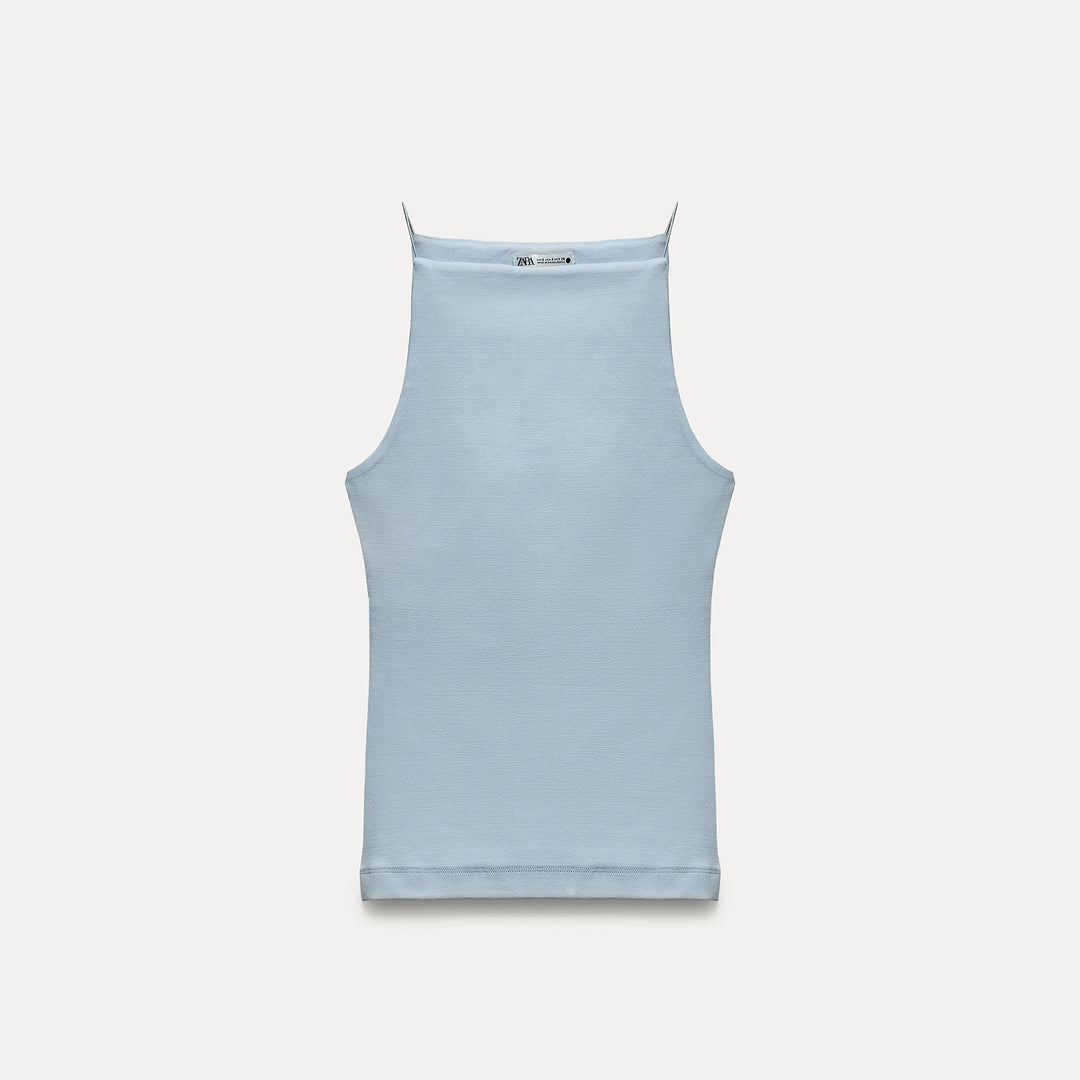 Moudda ZARA - T-shirt brassière en coton élasthanne, bretelles élastiques - Tunisie 2