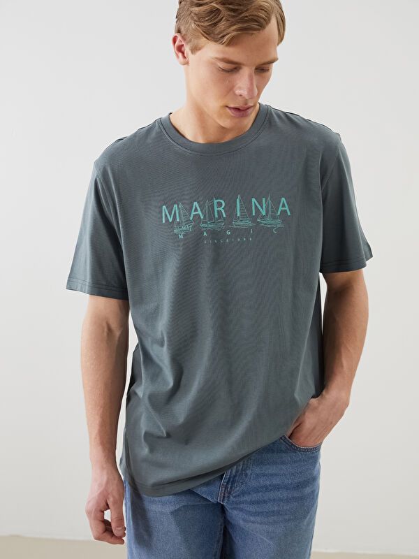Moudda LC Waikiki - T-shirt imprimé manches courtes en jersey pour Homme - Tunisie 1