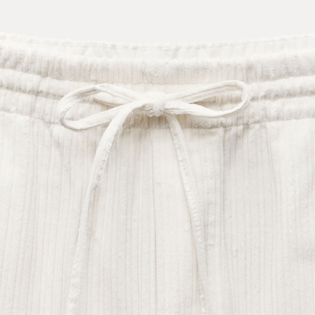 Moudda ZARA - Pantalon fluide velours côtelé taille élastique - Tunisie 4
