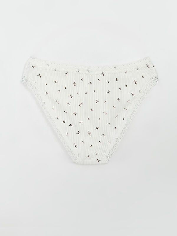 Moudda LC Waikiki - Slip Femme Imprimé écru - Tunisie 4