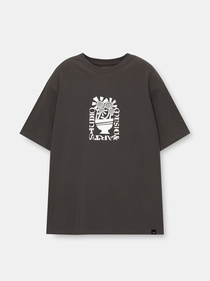 Moudda PULL & BEAR - T-Shirt Imprimé Volume Music Studio Green Bank - Tunisie 1