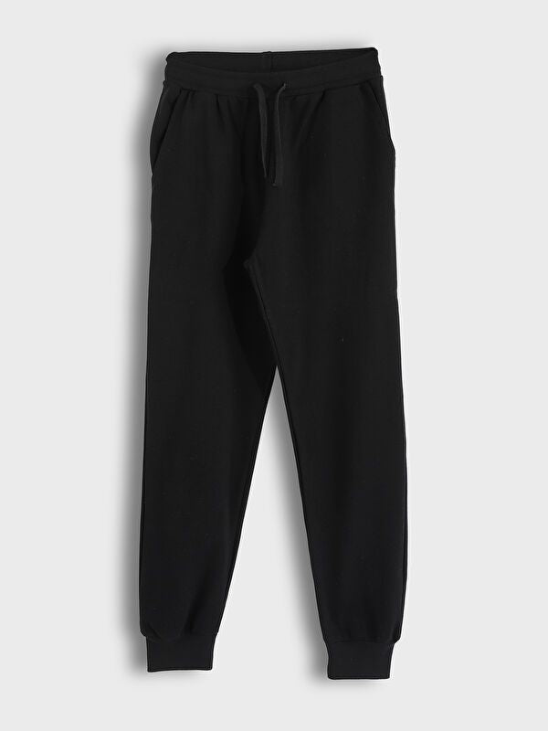 Moudda LC Waikiki - Pantalon basique en jersey Garçon Noir - Tunisie 1