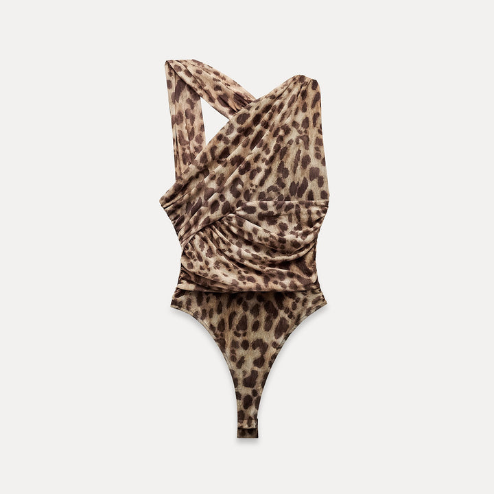 Moudda ZARA - Body Drapé Asymétrique en Tulle - Tunisie 2