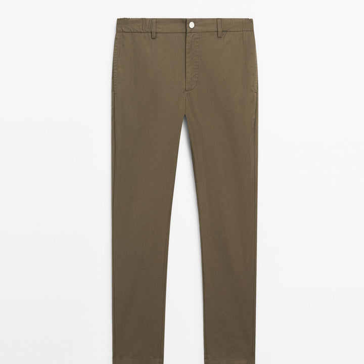 Moudda Massimo Dutti - Pantalon popeline jogging, boutons pression - Tunisie 5