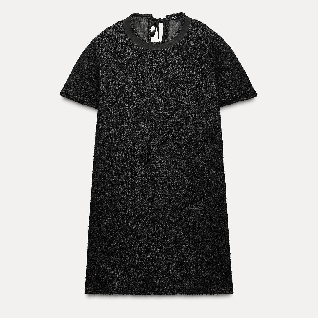 Moudda ZARA - Robe courte ample, manches courtes, ceinture dos - Tunisie 2