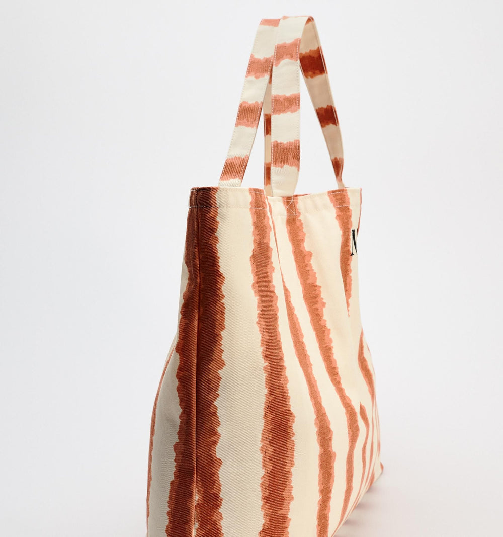Moudda ZARA - Sac shopper maxi rayé édition limitée - Tunisie 2