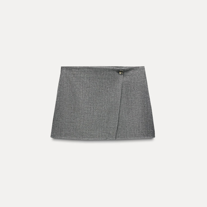 Moudda ZARA - Ensemble bermuda croisée, fil lurex, bouton argenté - Tunisie 2