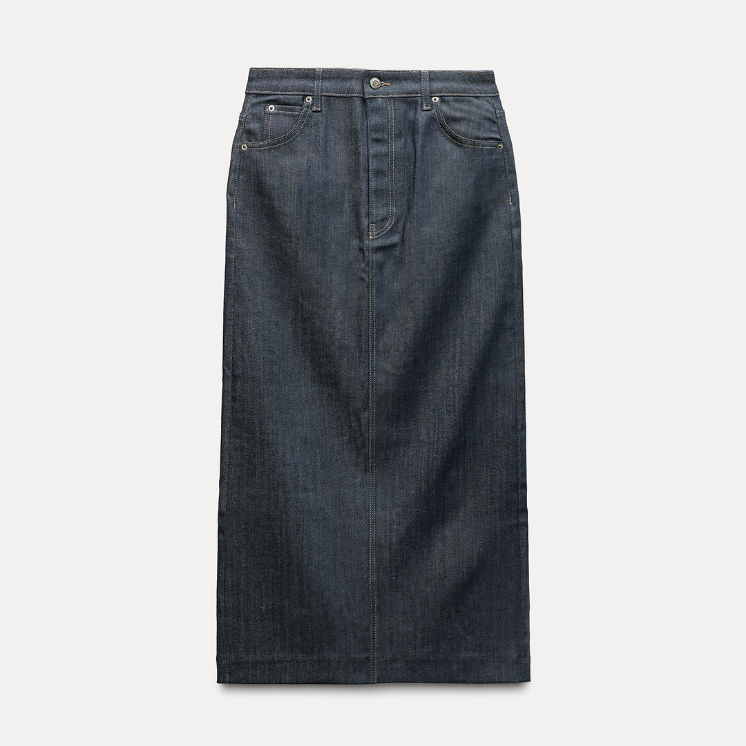 Moudda ZARA - Set D.W. jupe crayon jean tech brut - Tunisie 1