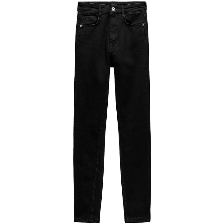 Moudda ZARA - Noir – pantalon sculptant taille haute longueur cheville - Tunisie 3