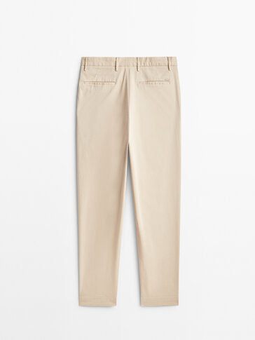 Pantalon chino double pince