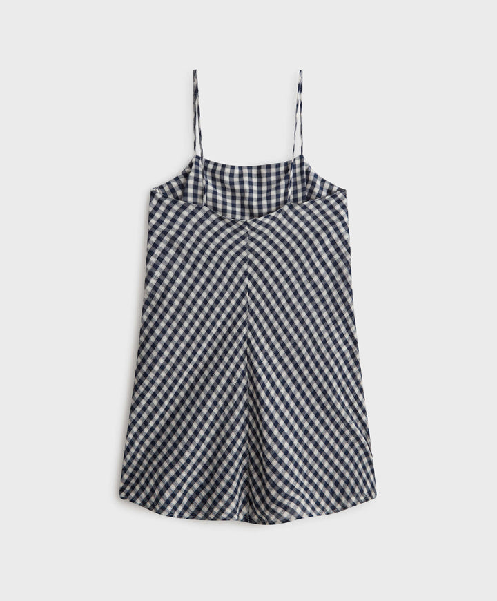 Robe courte/à bretelles vichy