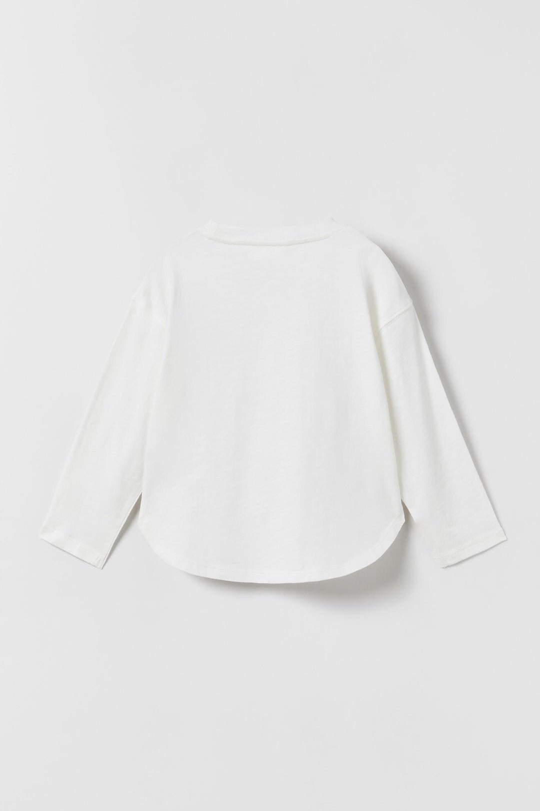 Haut pour fille manches longues bas rond