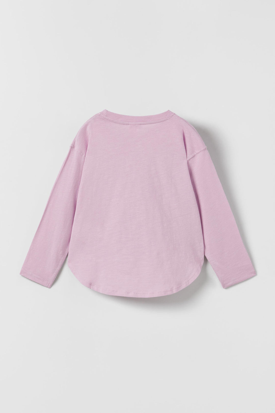 Haut pour fille manches longues bas rond
