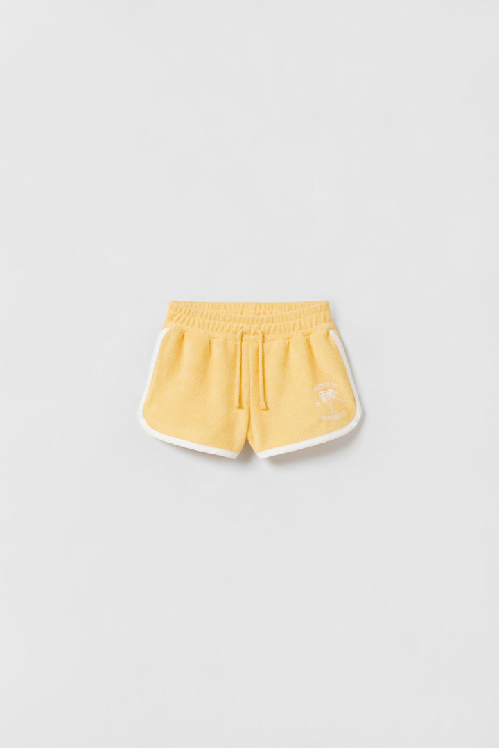 Short Éponge Brodé