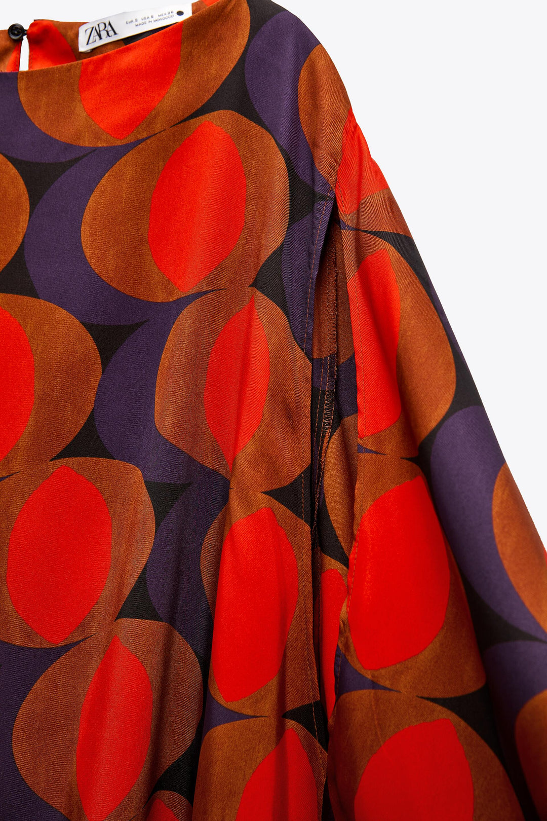Robe mini à volume imprimée