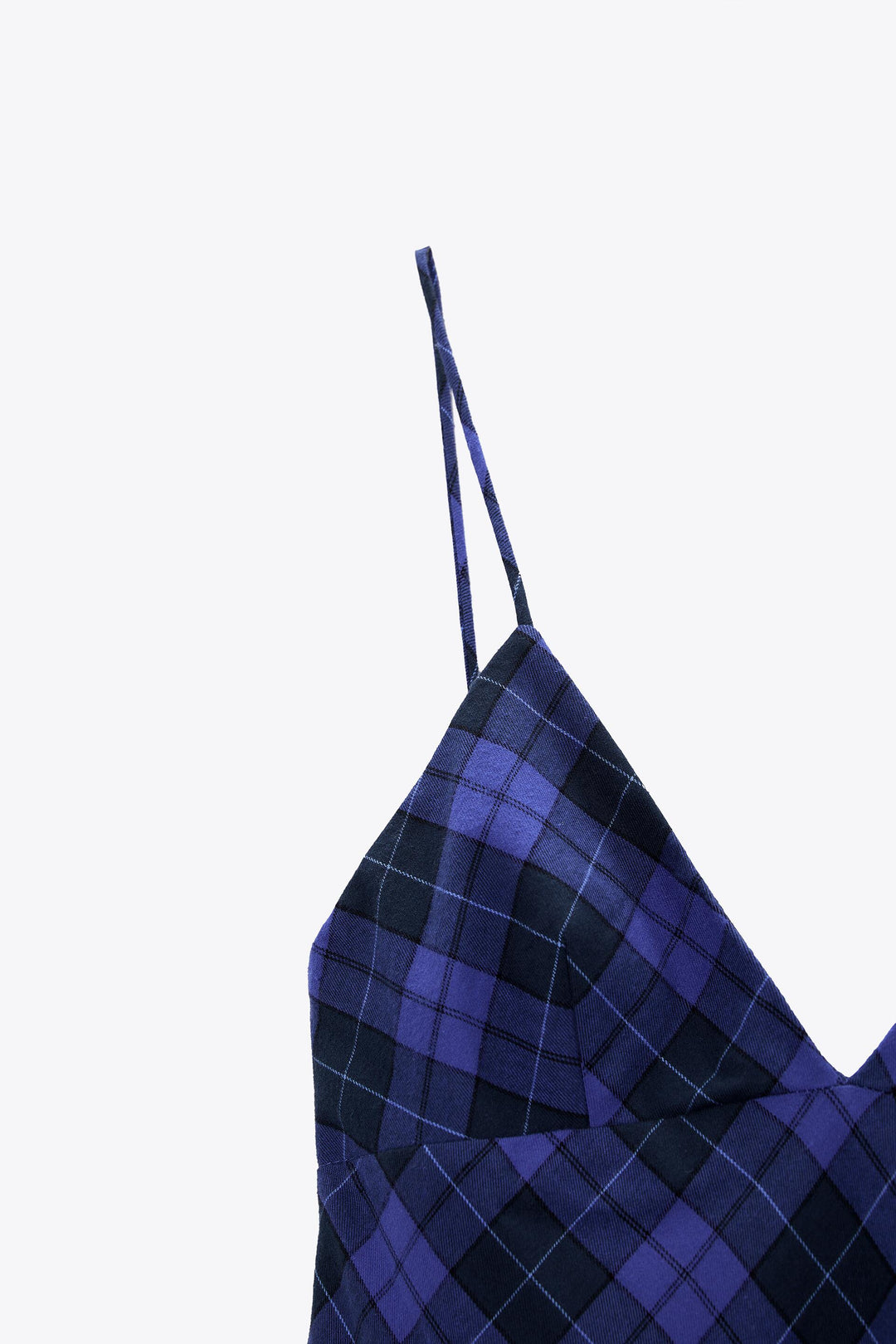 Robe midi linge flanelle à carreaux